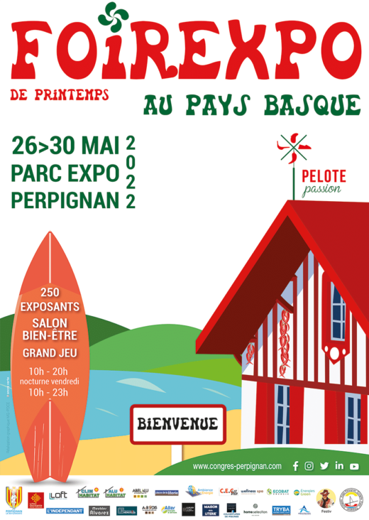 Retrouvez nous à la foire Expo de Perpignan du 26 au 30 mai 2022